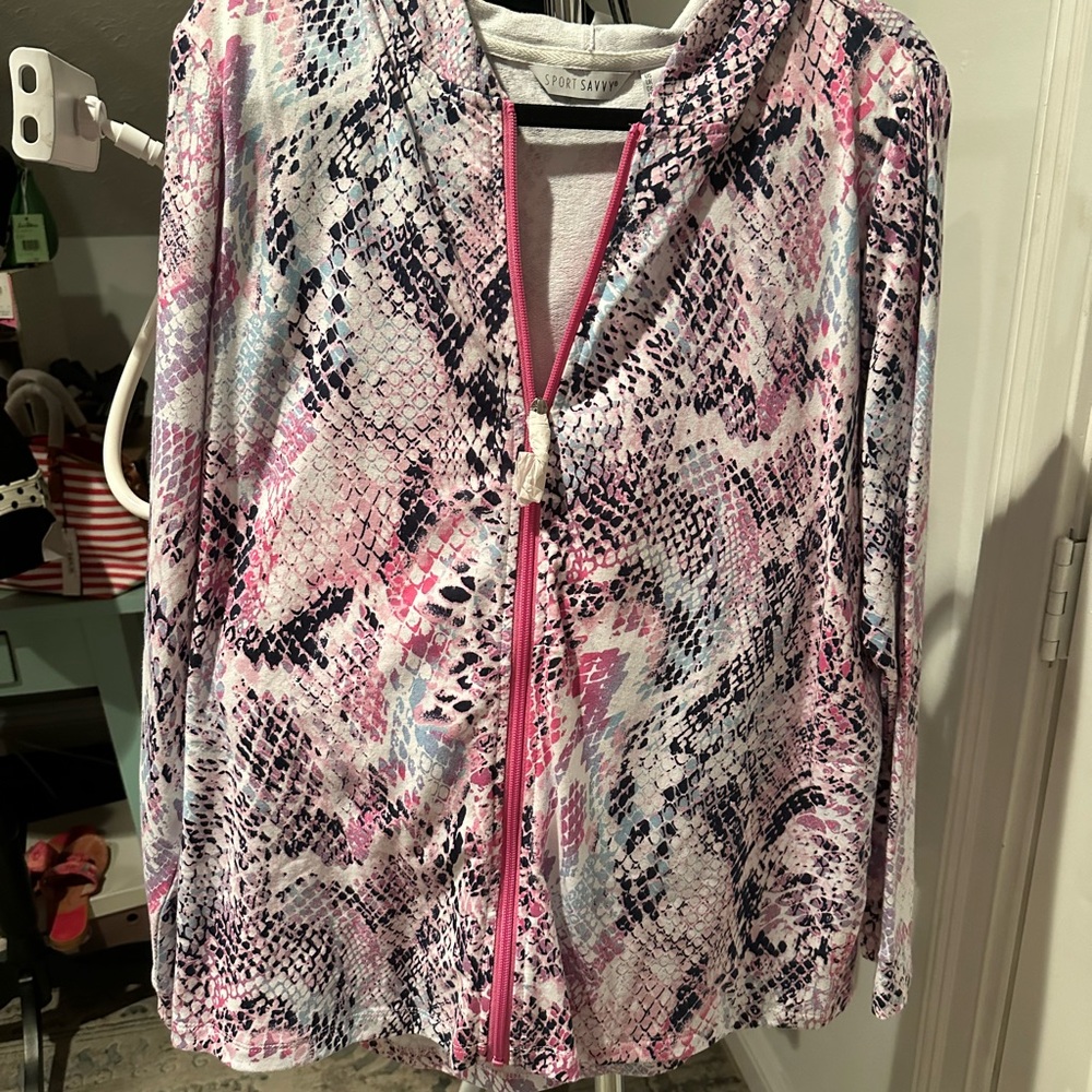 Sport Savvy lightweight zip up jacket